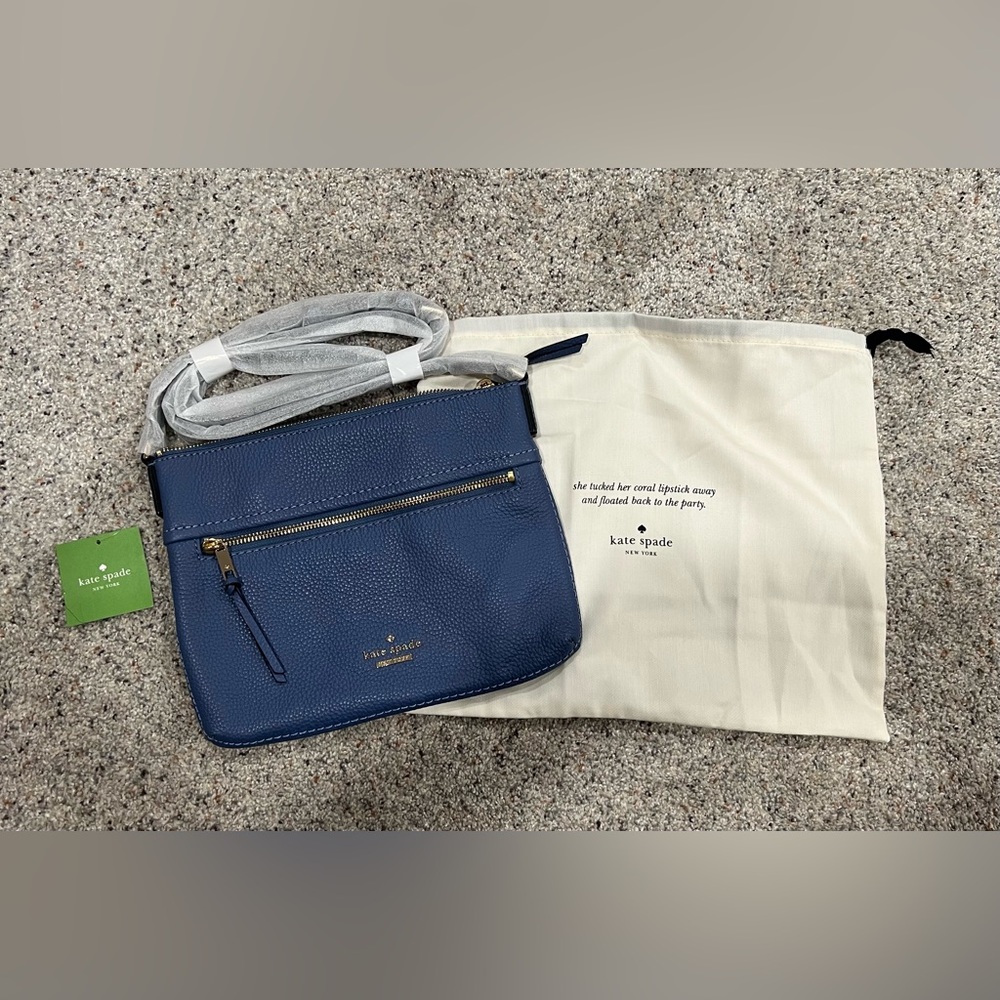 NWT Kate Spade Jackson Street Gabriele Pebbled Leather Crossbody